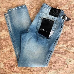 PRPS Demon Slim Straight Men’s Indigo Japanese Denim Jeans size 34/32 NWT